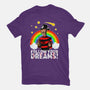 Follow All Your Dreams-womens fitted tee-Diego Oliver