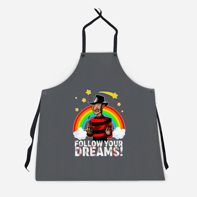 Follow All Your Dreams-unisex kitchen apron-Diego Oliver