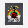 Follow All Your Dreams-none fleece blanket-Diego Oliver