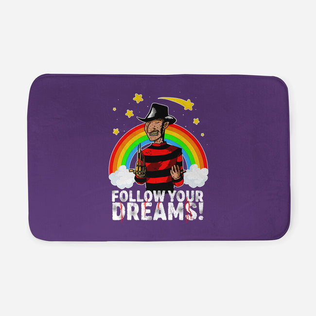 Follow All Your Dreams-none memory foam bath mat-Diego Oliver