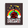 Follow All Your Dreams-none stretched canvas-Diego Oliver
