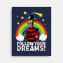 Follow All Your Dreams-none stretched canvas-Diego Oliver