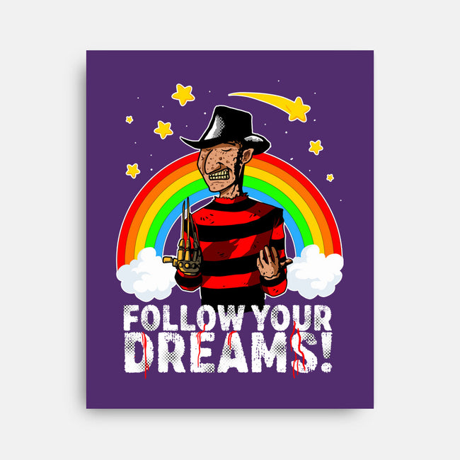 Follow All Your Dreams-none stretched canvas-Diego Oliver