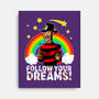 Follow All Your Dreams-none stretched canvas-Diego Oliver