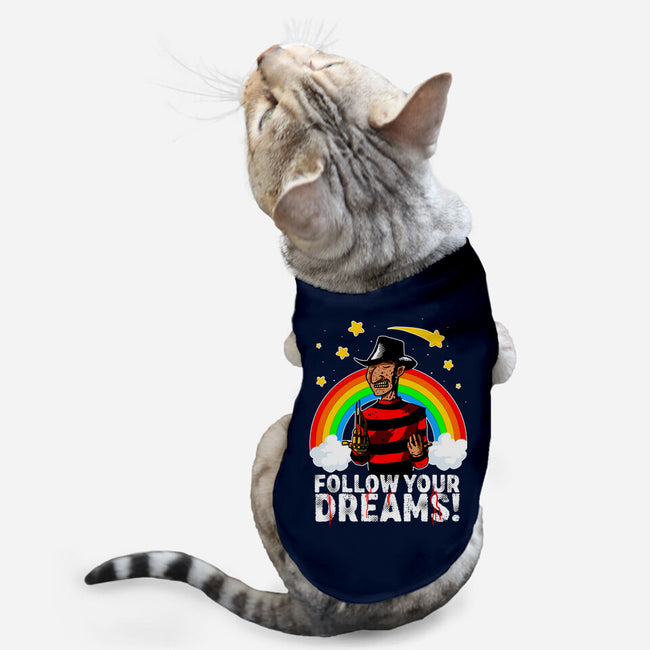 Follow All Your Dreams-cat basic pet tank-Diego Oliver