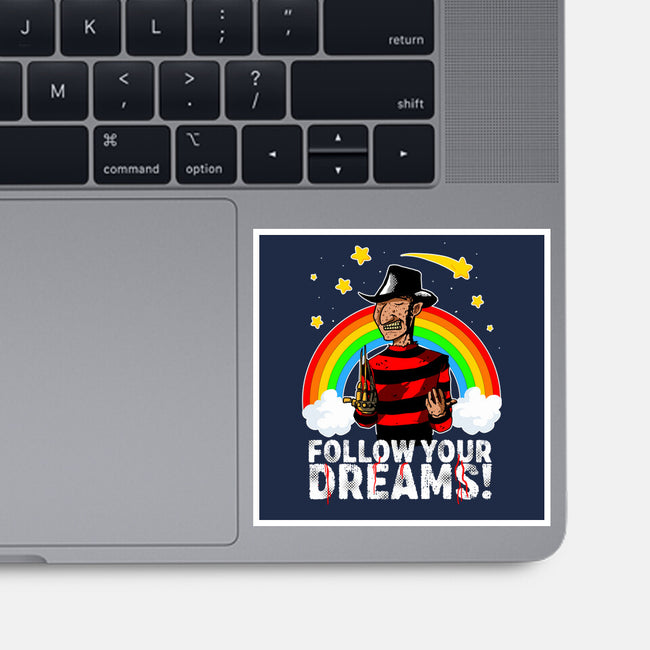 Follow All Your Dreams-none glossy sticker-Diego Oliver