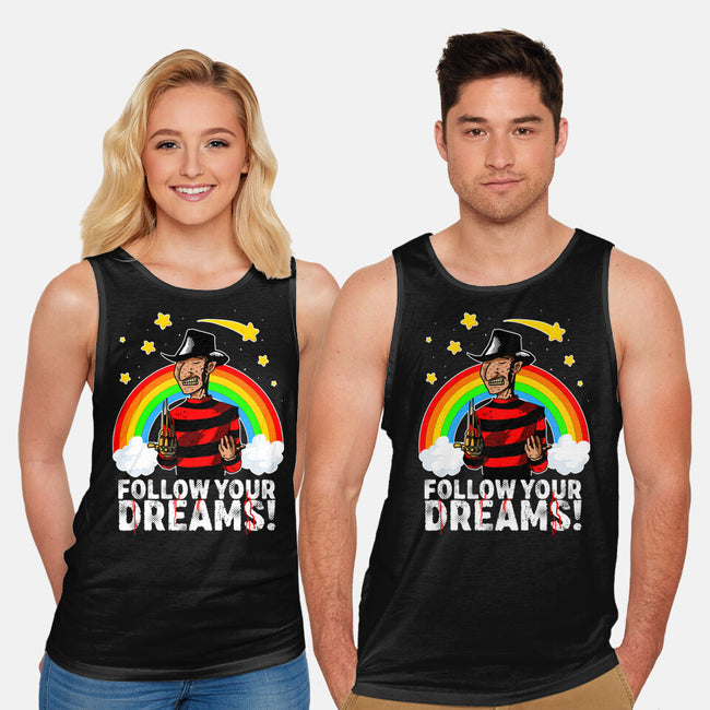 Follow All Your Dreams-unisex basic tank-Diego Oliver