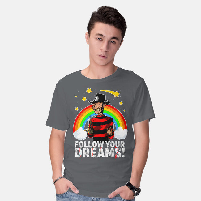 Follow All Your Dreams-mens basic tee-Diego Oliver