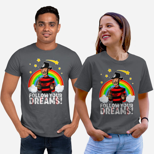 Follow All Your Dreams-unisex basic tee-Diego Oliver