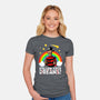 Follow All Your Dreams-womens fitted tee-Diego Oliver