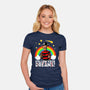 Follow All Your Dreams-womens fitted tee-Diego Oliver
