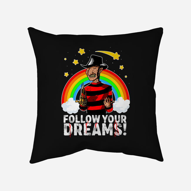 Follow All Your Dreams-none removable cover w insert throw pillow-Diego Oliver