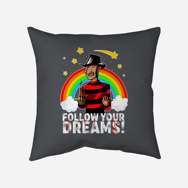 Follow All Your Dreams-none removable cover w insert throw pillow-Diego Oliver