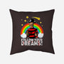 Follow All Your Dreams-none removable cover w insert throw pillow-Diego Oliver