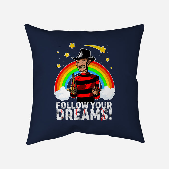 Follow All Your Dreams-none removable cover w insert throw pillow-Diego Oliver