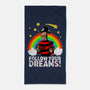 Follow All Your Dreams-none beach towel-Diego Oliver