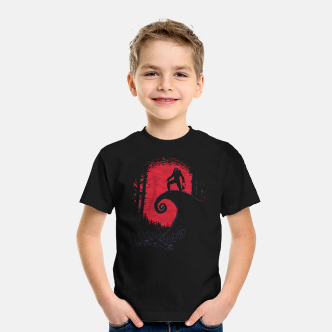 Hunt Before Christmas-youth basic tee-clingcling