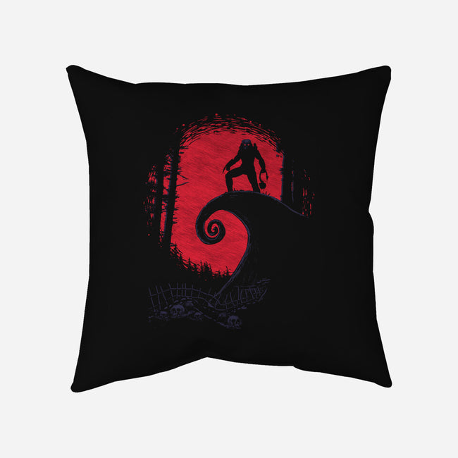 Hunt Before Christmas-none removable cover w insert throw pillow-clingcling