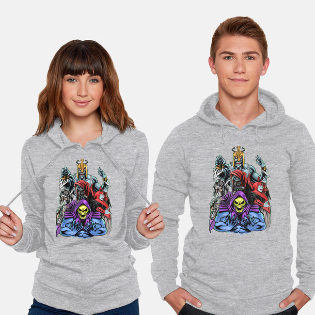 Secular Villains-unisex pullover sweatshirt-Conjura Geek