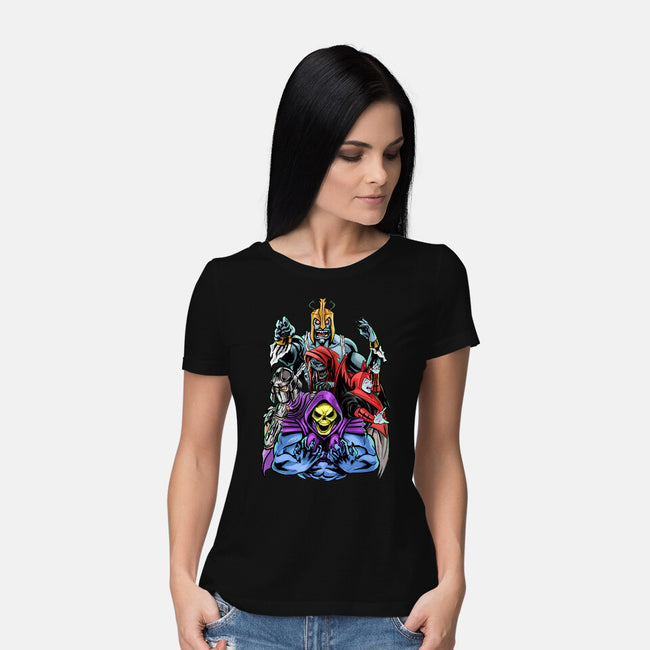 Secular Villains-womens basic tee-Conjura Geek
