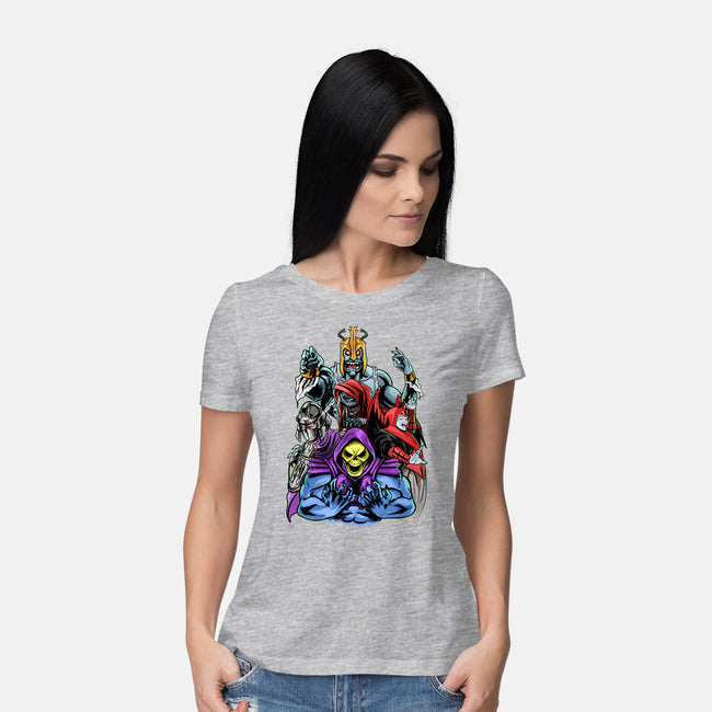 Secular Villains-womens basic tee-Conjura Geek