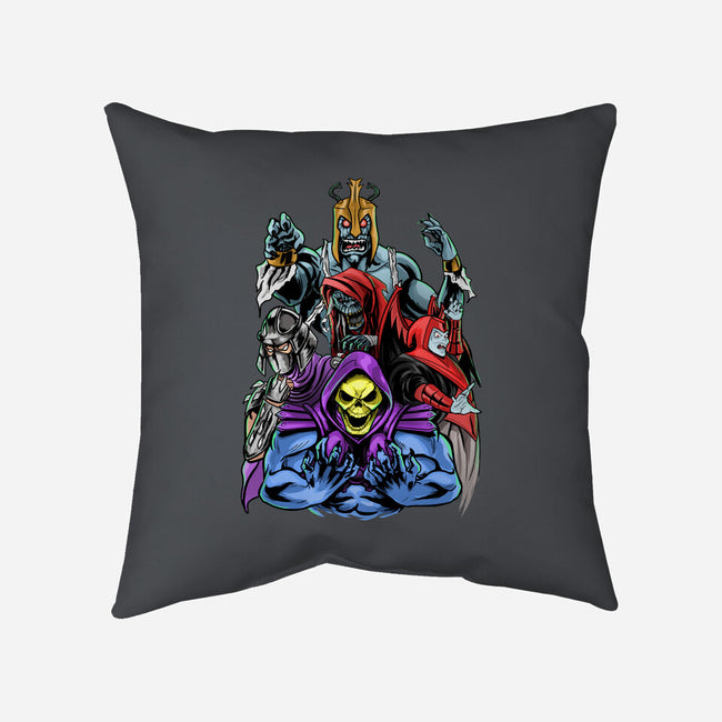 Secular Villains-none removable cover throw pillow-Conjura Geek