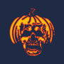 Pumpkin Skull-none polyester shower curtain-dalethesk8er
