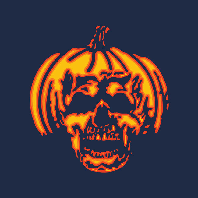 Pumpkin Skull-none stretched canvas-dalethesk8er