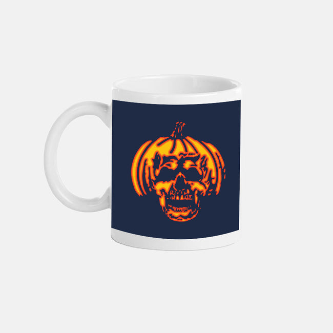 Pumpkin Skull-none mug drinkware-dalethesk8er