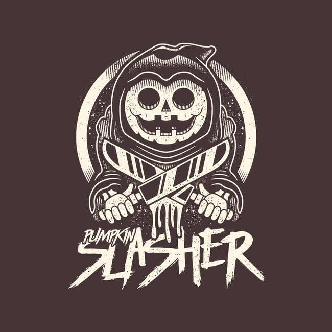 Pumpkin The Slasher-womens basic tee-Logozaste