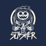 Pumpkin The Slasher-womens basic tee-Logozaste
