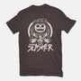 Pumpkin The Slasher-womens basic tee-Logozaste
