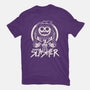 Pumpkin The Slasher-womens fitted tee-Logozaste