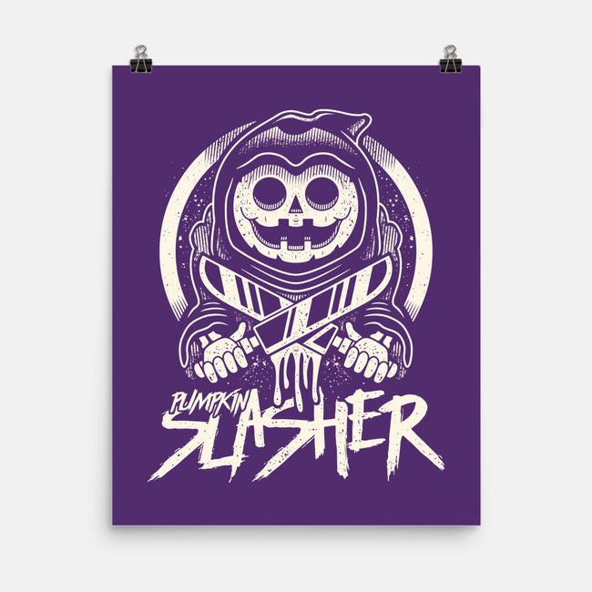 Pumpkin The Slasher-none matte poster-Logozaste