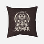 Pumpkin The Slasher-none removable cover w insert throw pillow-Logozaste