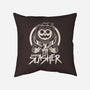 Pumpkin The Slasher-none removable cover throw pillow-Logozaste