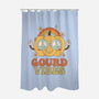 Gourd Vibes Only-none polyester shower curtain-paulagarcia