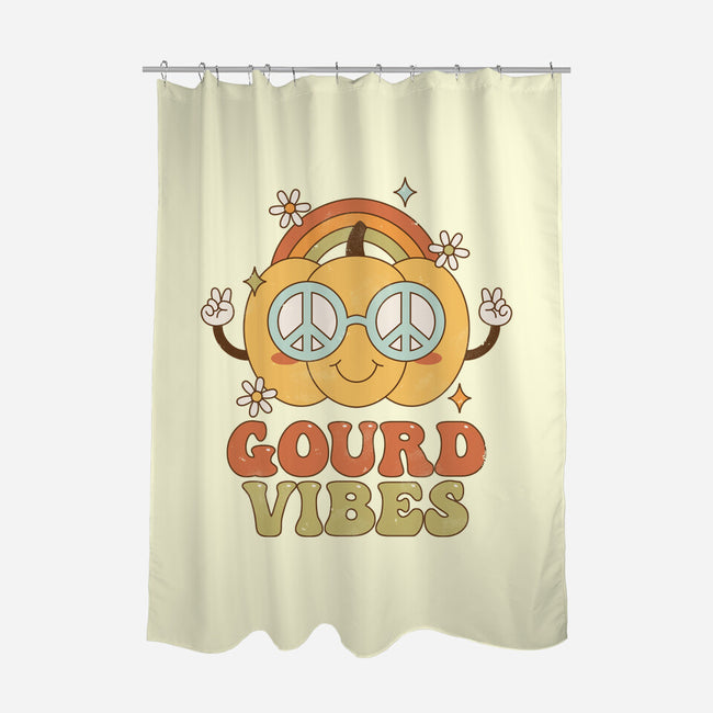 Gourd Vibes Only-none polyester shower curtain-paulagarcia