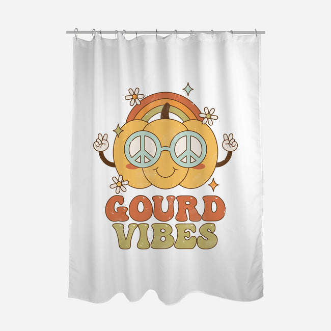 Gourd Vibes Only-none polyester shower curtain-paulagarcia