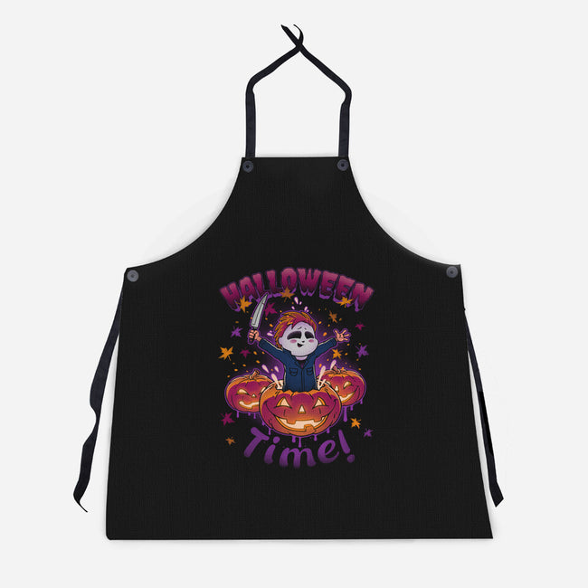 Halloween Time-unisex kitchen apron-Getsousa!