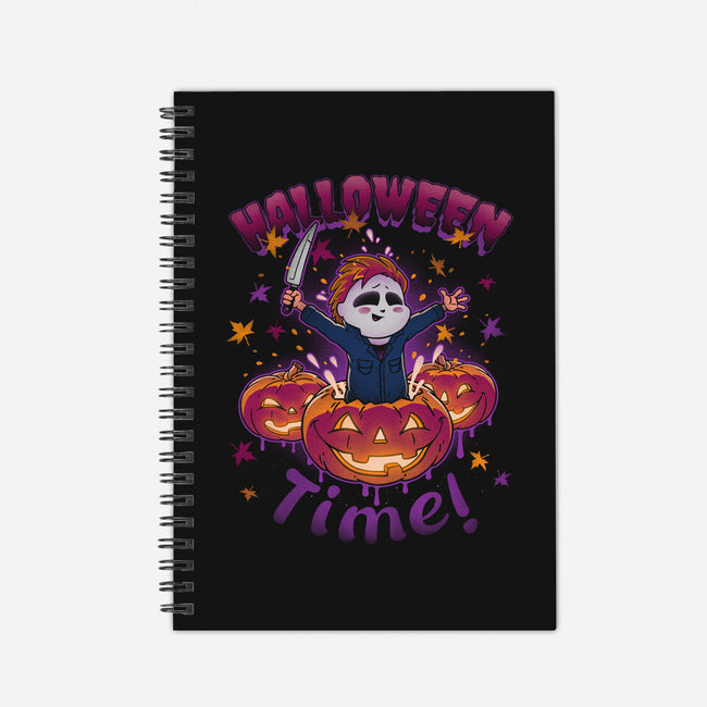 Halloween Time-none dot grid notebook-Getsousa!