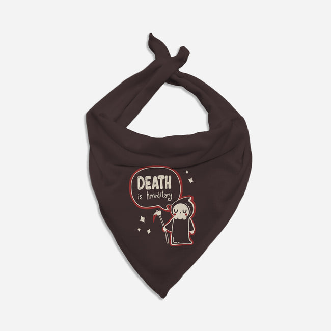 Death Is Hereditary-cat bandana pet collar-Mushita