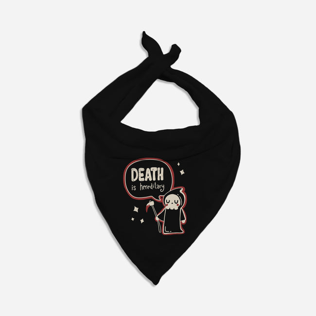 Death Is Hereditary-dog bandana pet collar-Mushita
