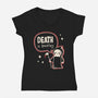 Death Is Hereditary-womens v-neck tee-Mushita