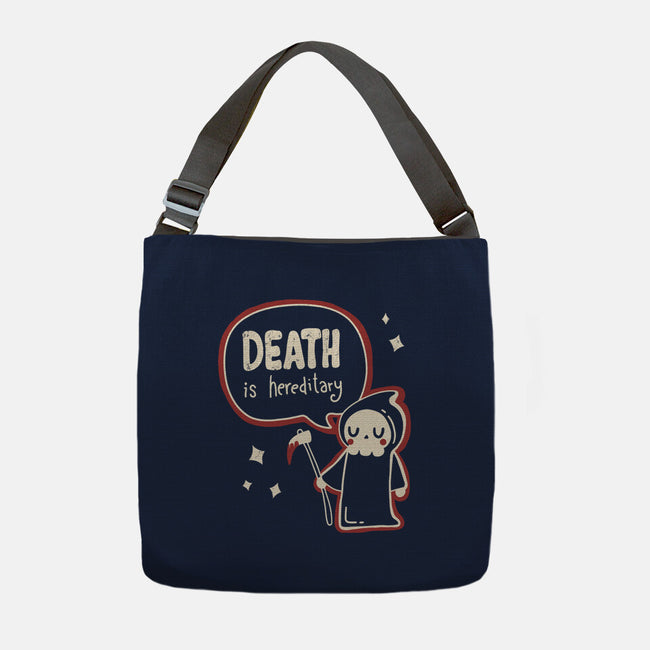 Death Is Hereditary-none adjustable tote bag-Mushita