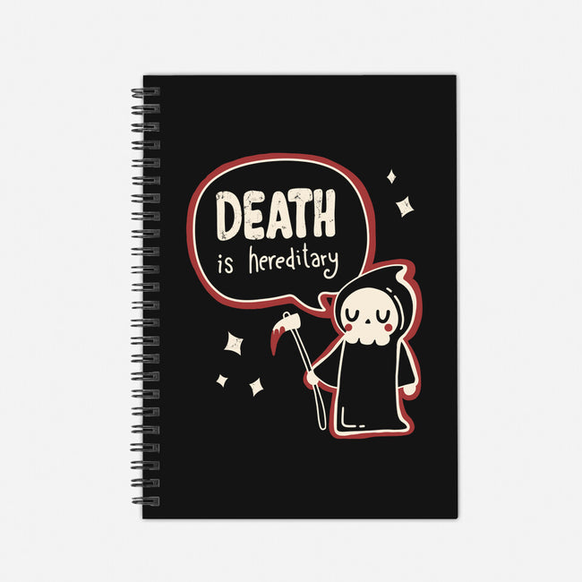 Death Is Hereditary-none dot grid notebook-Mushita