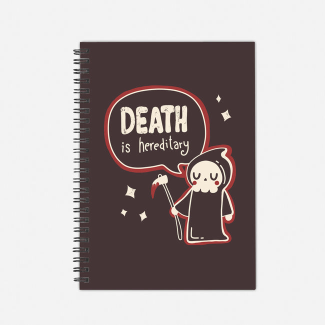 Death Is Hereditary-none dot grid notebook-Mushita