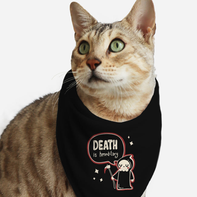 Death Is Hereditary-cat bandana pet collar-Mushita