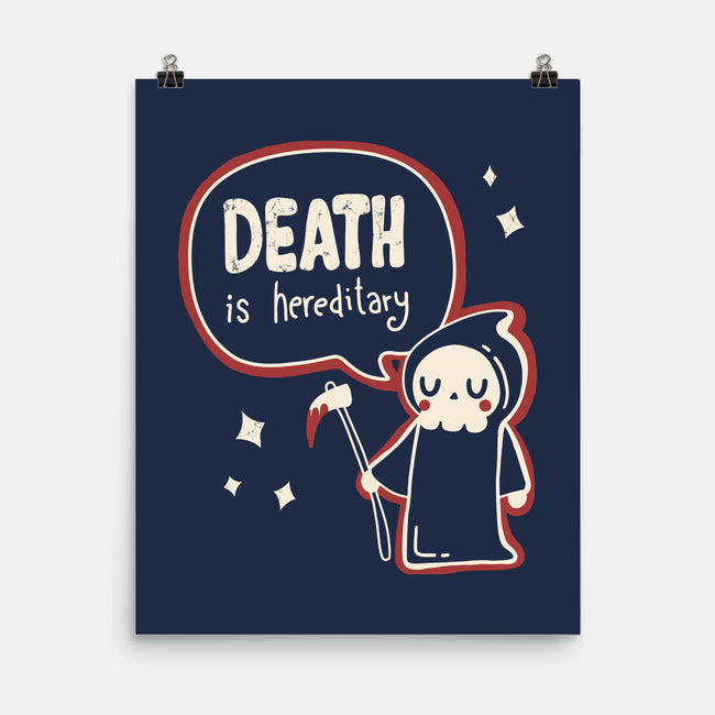 Death Is Hereditary-none matte poster-Mushita