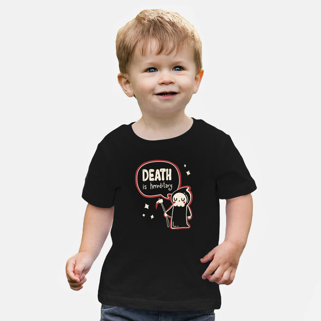 Death Is Hereditary-baby basic tee-Mushita